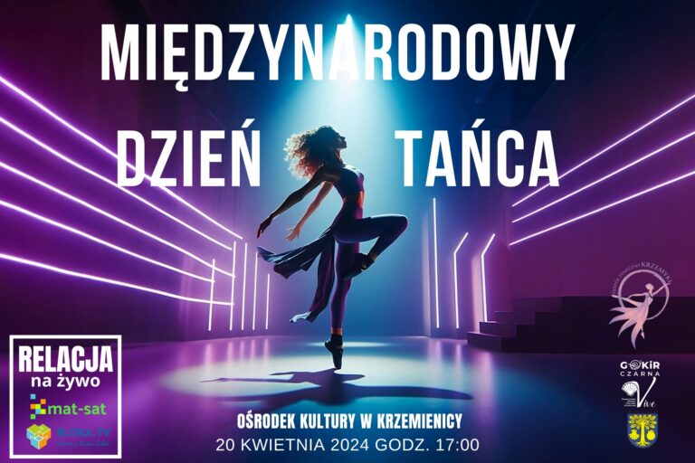 ZAPROSZENIE – na Międzynarodowy Dzień Tańca