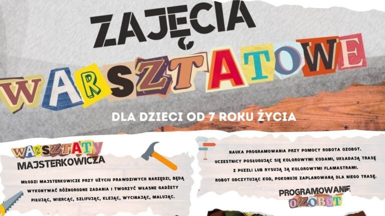 ZAPROSZENIE na warsztaty