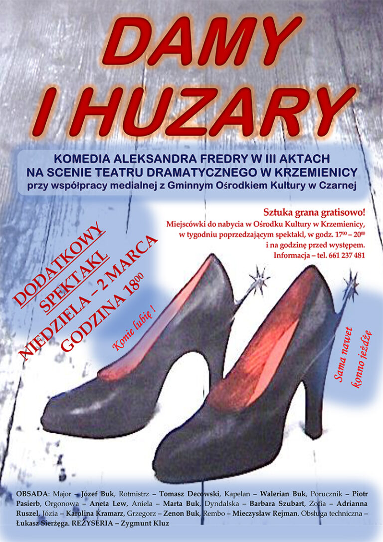 Dodatkowy spektakl „Damy i Huzary”